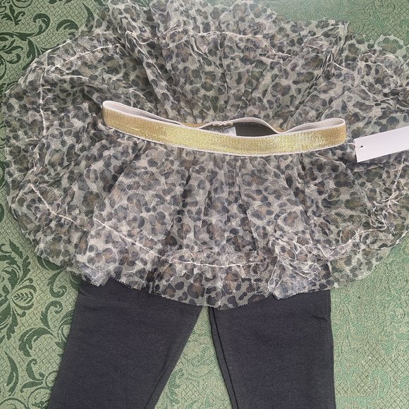 NWT TWINS 12m leopard outfit cats baby essentials - Picture 7 of 9